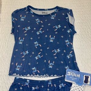Disney Blue Stitch Sleepwear Set